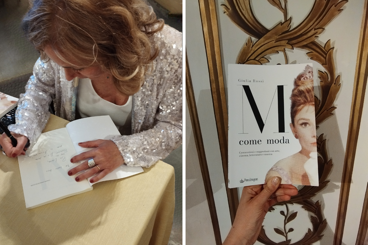 Autrice Giulia Rossi e il suo libro "M come moda"
